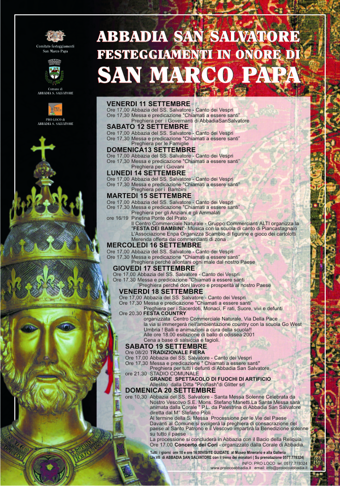 S. Marco Papa 2015.