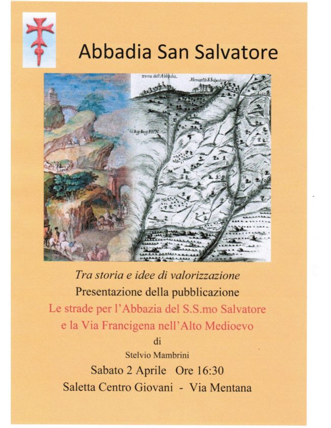 Le strade per l’Abbazia presentazione